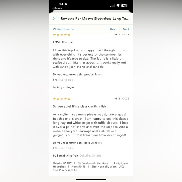 NWT new anthropologie Maeve sleeveless long tunic ruffle medium blue white - Picture 16 of 17